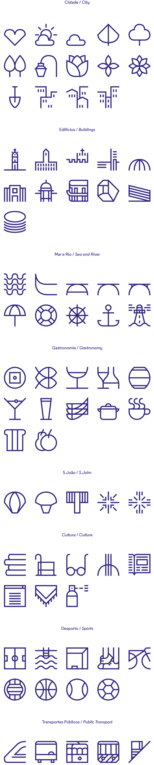 534x2650 Porto New Identity, Much More Than A Simple Icon More With Less