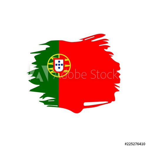 500x500 Portugal Flag Icon In Flat Style