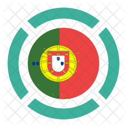256x256 Portugal Flag Icon Of Flat Style