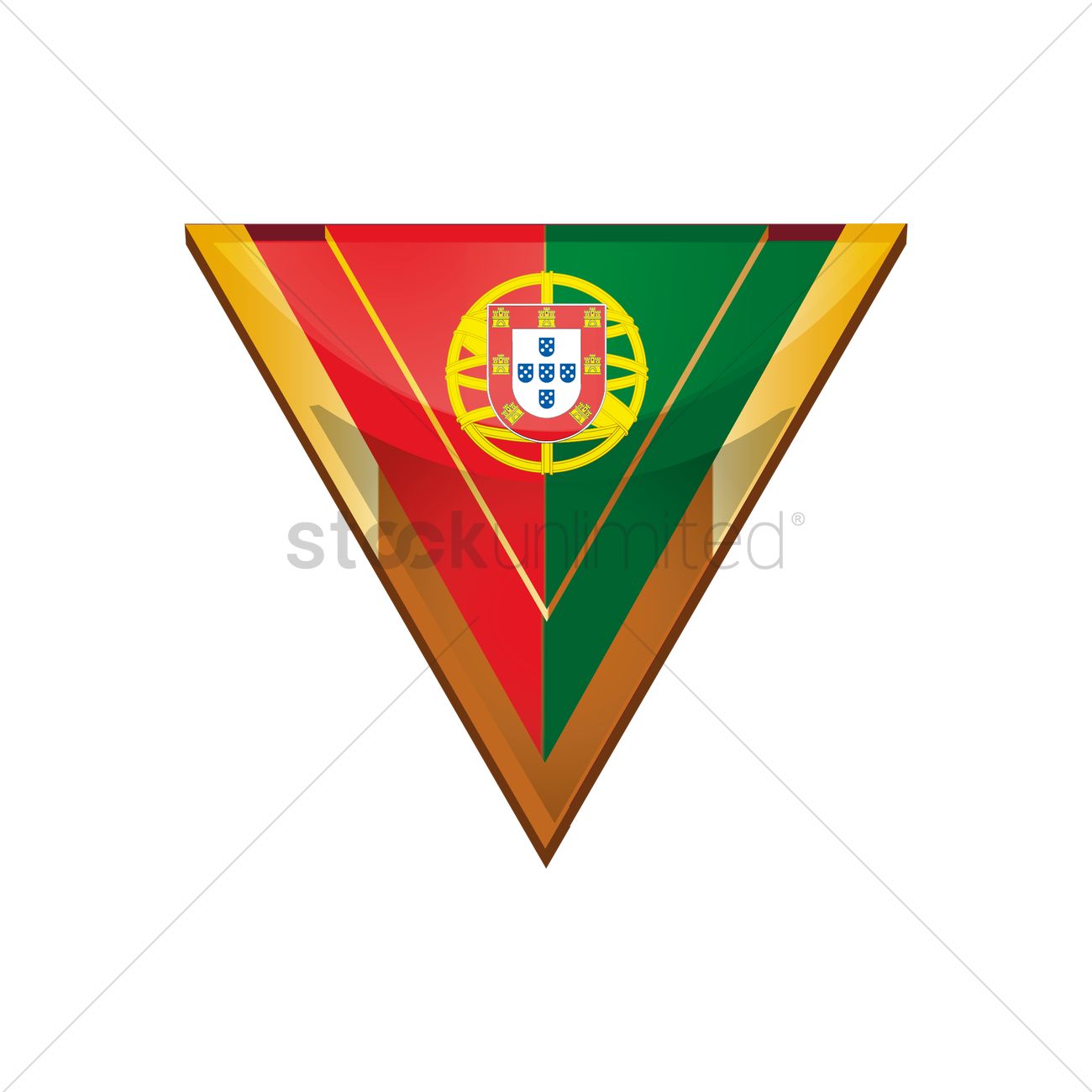 1300x1300 Portugal Flag Icon Vector Image