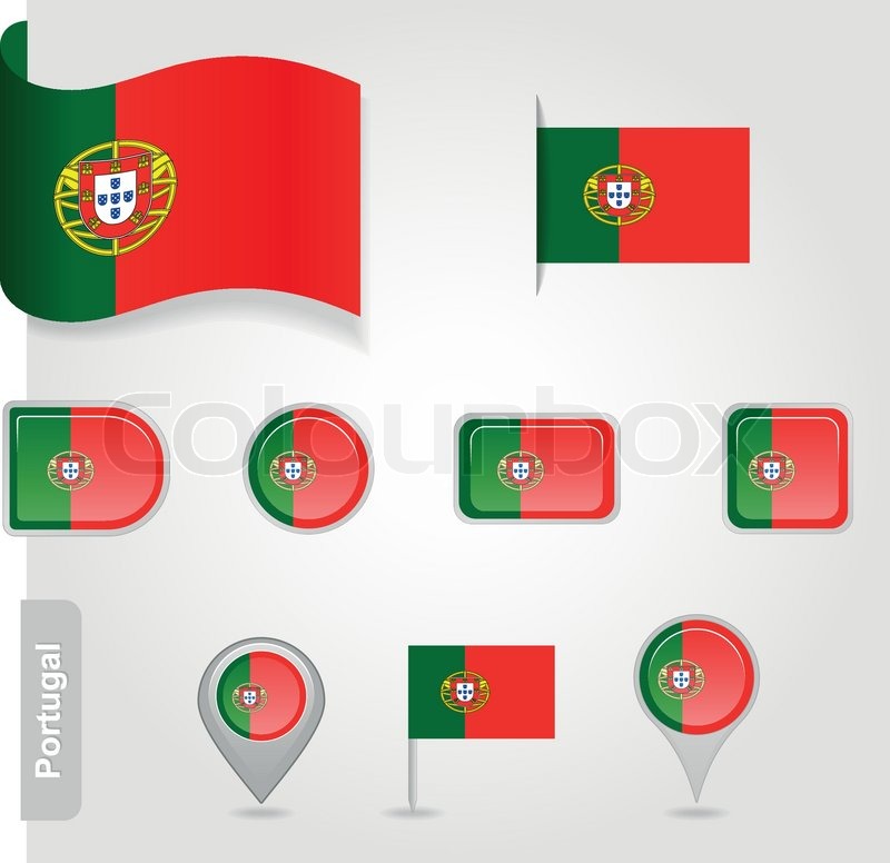 800x776 Portugal Icon Set Of Flags Stock Vector Colourbox