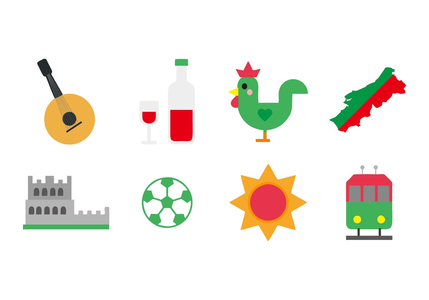 1400x980 Free Portugal Icons Vector