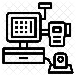 256x256 Pos Icon Of Line Style