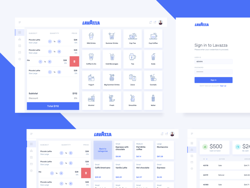 800x600 Pos System For Lavazza