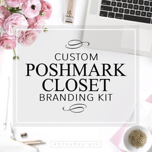 300x300 Poshmark Closet Branding Kit Poshmark Seller Custom Logo Posh