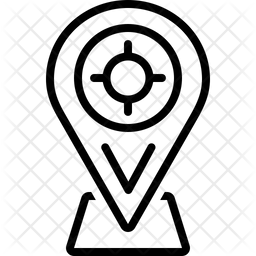 256x256 Position Icon Of Line Style