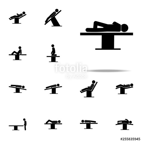 500x500 Surgery, Patient, Position Icon Surgical Icons Universal Set