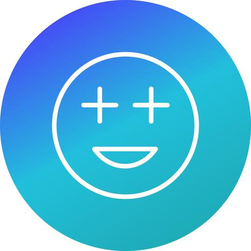 490x490 Positive Emoji Vector Icon