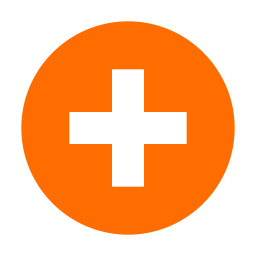 256x256 Positive Logo Icon Of Flat Style