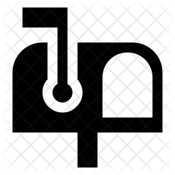 256x256 Postbox Icon Of Glyph Style