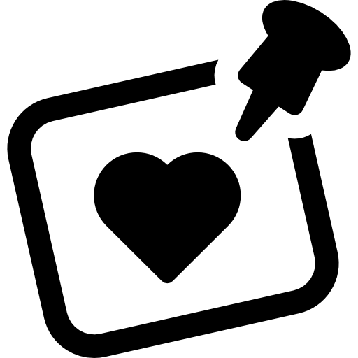 512x512 Post It With A Heart Icons Free Download