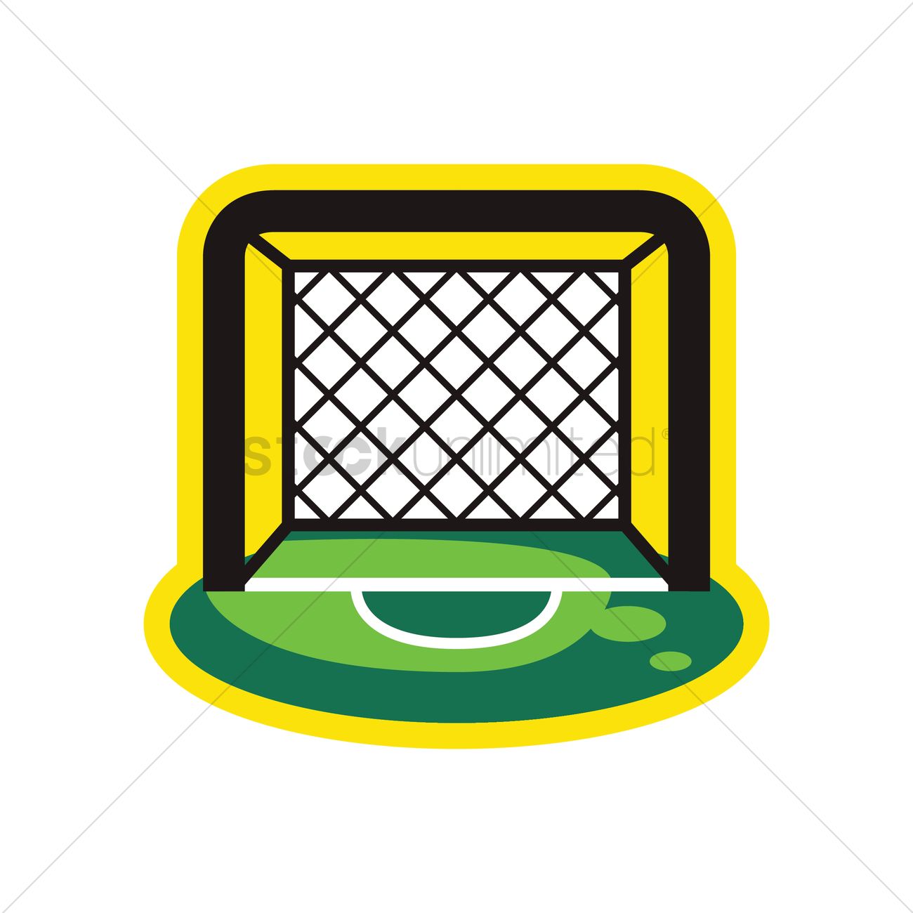1300x1300 Goal Post Icon Vector Image