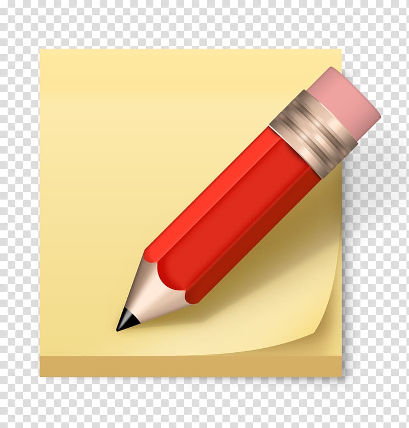 800x836 Post It Note Paper Pencil Icon, Red Pencil And Book Transparent