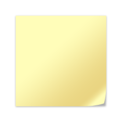 400x400 Yellow,text,font,post It Note,icon,rectangle,paper Product