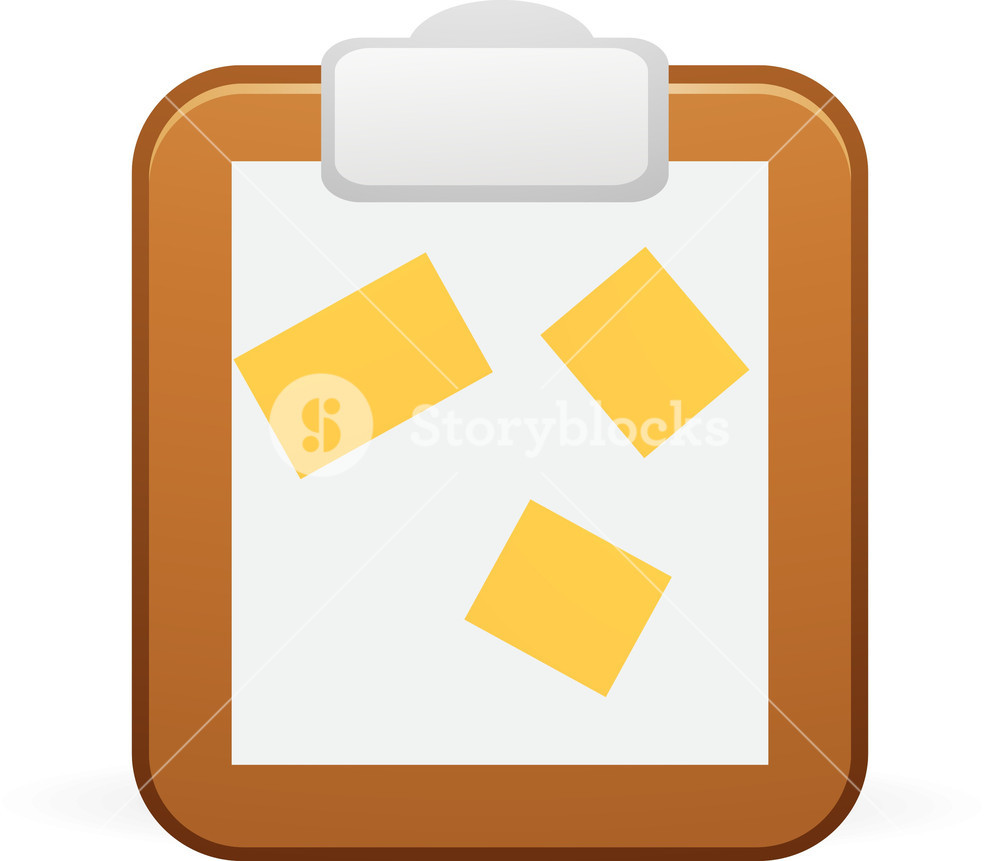 1000x861 Post It Notes On Canvas Lite Art Icon Royalty Free Stock Image