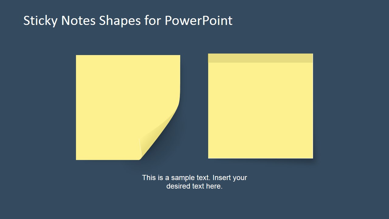 1280x720 Sticky Notes Powerpoint Template