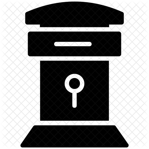 512x512 Post Office Icon Of Glyph Style