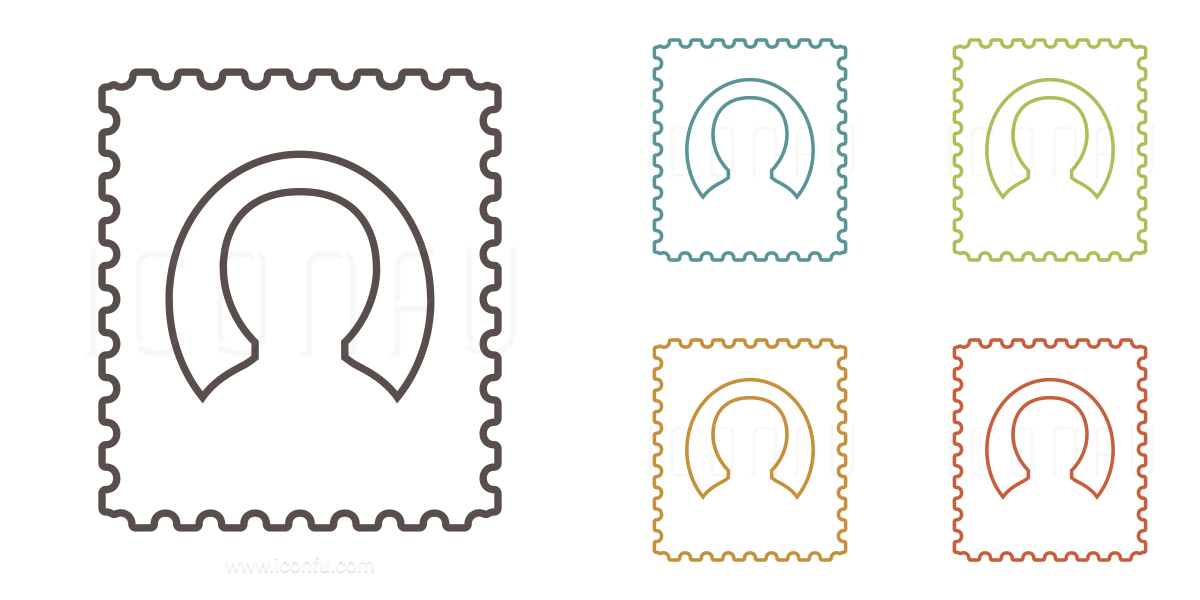 1200x600 Postage Stamp Icon