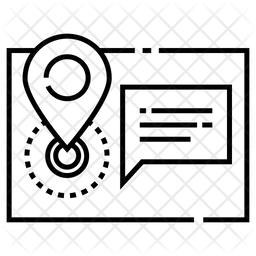 256x256 Postal Address Icon Of Line Style