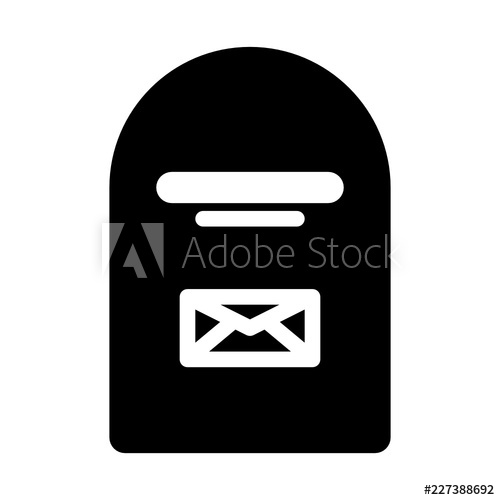 500x500 Mailbox Mail Postal Service Envelope Delivery Vector Icon