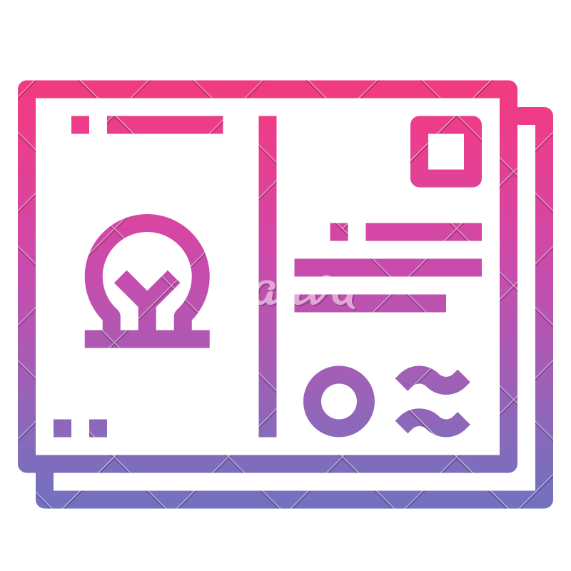 800x800 Postcard Icon