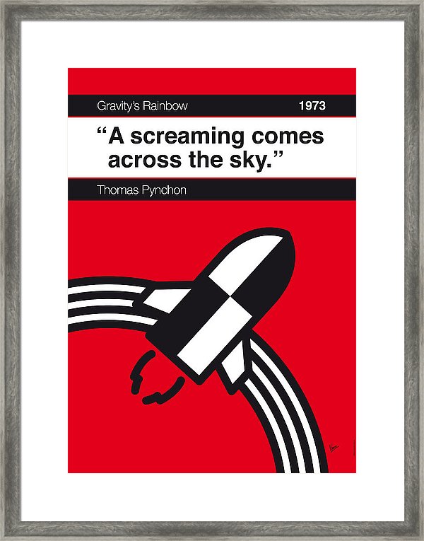 600x765 My Gravitys Rainbow Book Icon Poster Framed Print