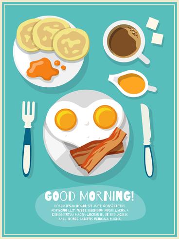 368x490 Breakfast Icon Poster