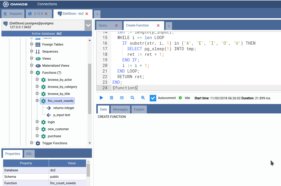 management tools for postgresql