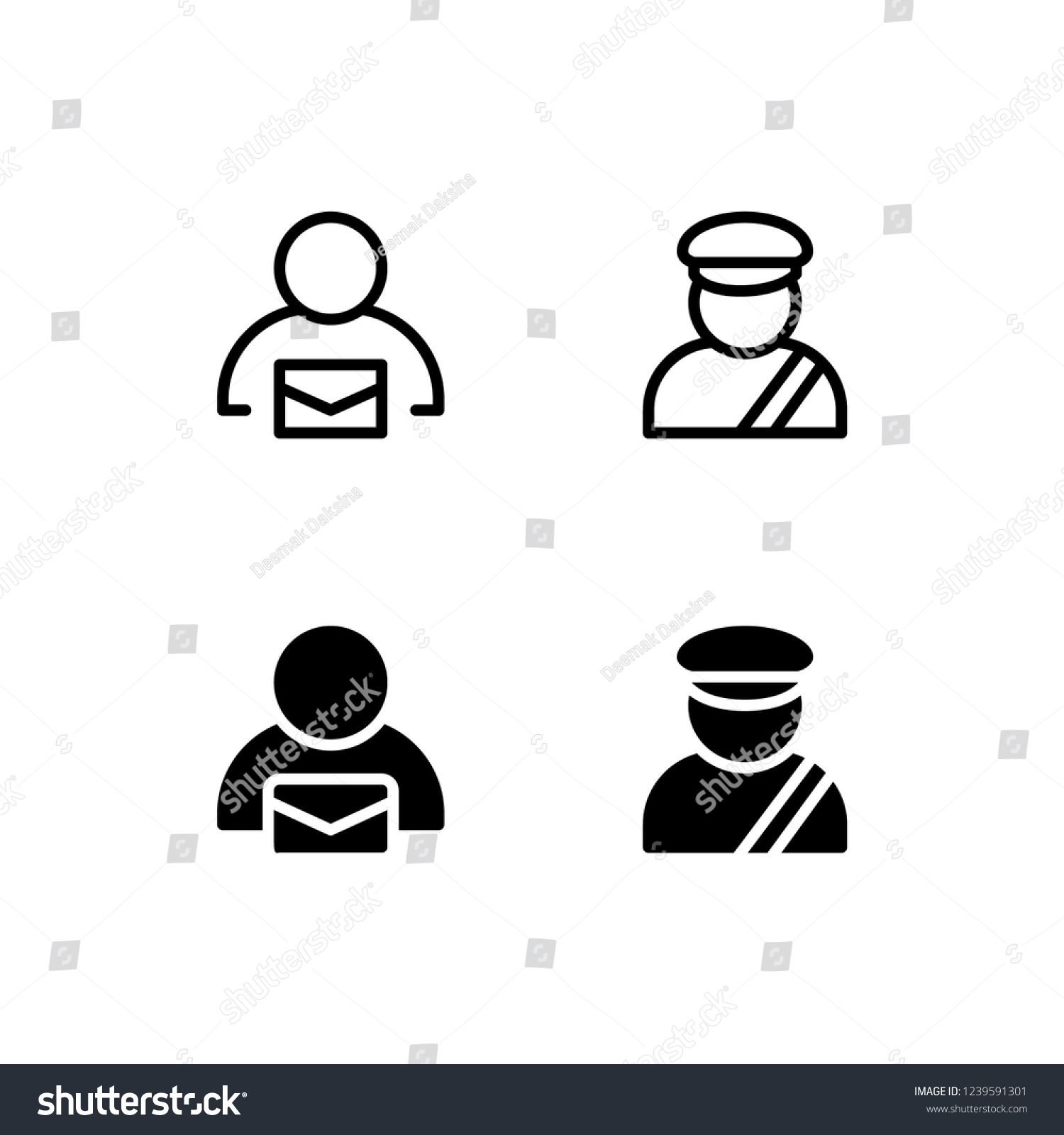 1500x1600 Postman Icon Design Postman, Courier, Mailman, Delivery, Postal