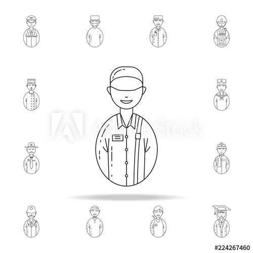 500x500 Avatar Postman Icon Avatars Icons Universal Set For Web