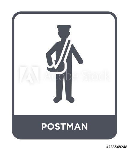 430x500 Postman Icon Vector