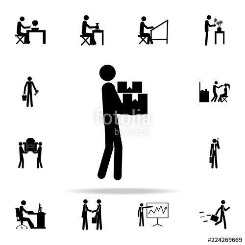 500x500 Postman Icon People In Work Icons Universal Set For Web