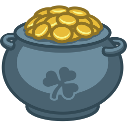 256x256 Pot Of Gold Icon St Patricks Day Iconset