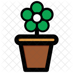 Pot Plant Icon At Vectorified Com Collection Of Pot Plant Icon Free For Personal Use