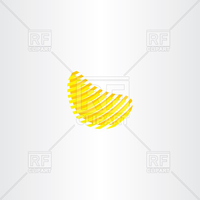 400x400 Potato Chips Icon Vector Image Of Signs, Symbols, Maps
