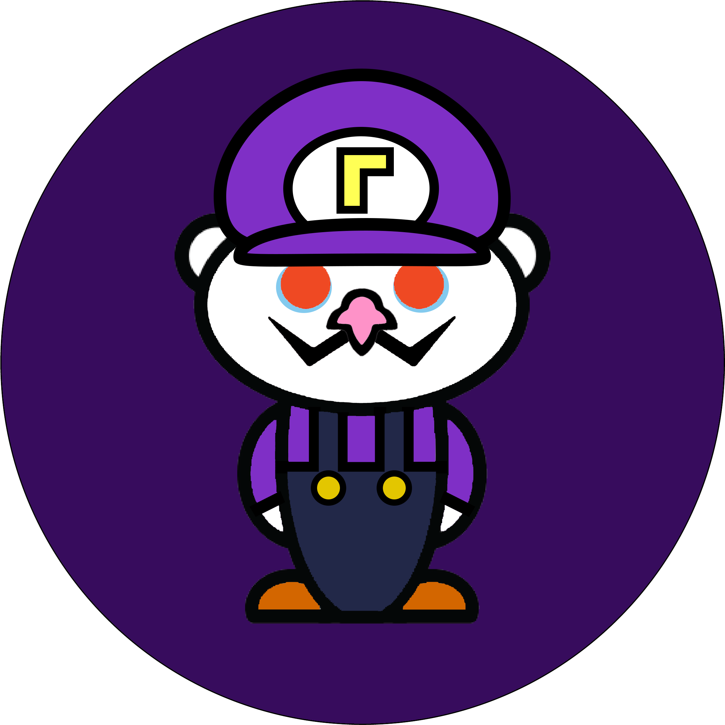 2314x2314 Here's A Potential Icon For The Subreddit Waluigi