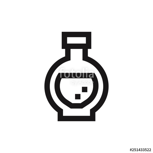 500x500 Potion Icon Vector Stock Image And Royalty Free Vector