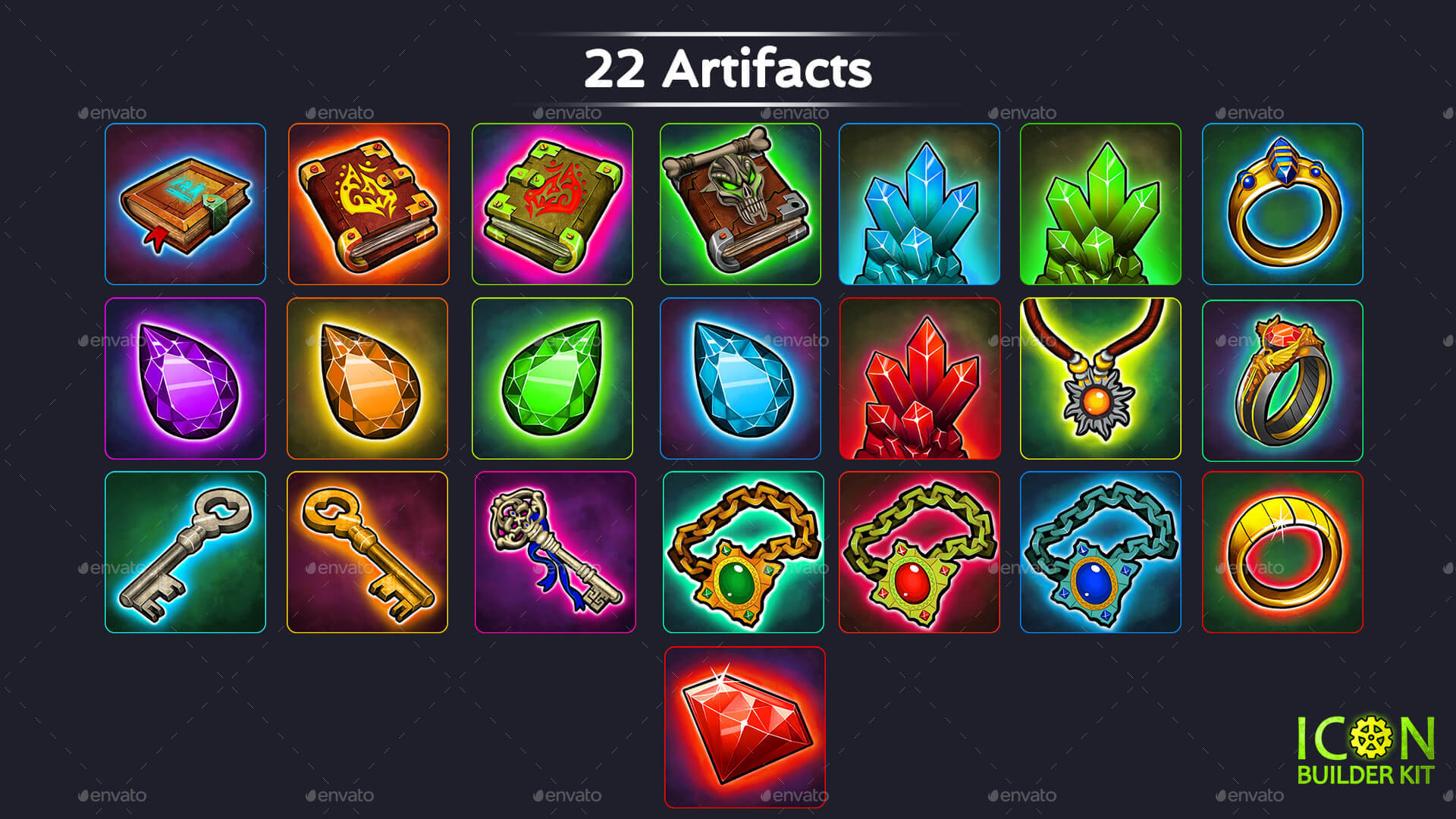 1920x1080 Game Icon Creator Builder Kit