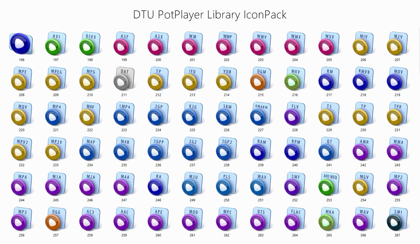 potplayer icons download