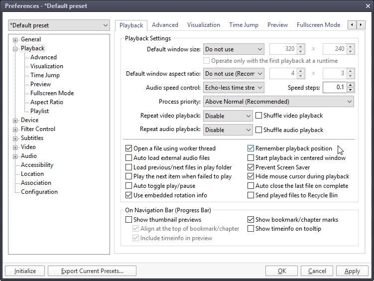 751x564 Potplayer Recommended Settings Cyber Raiden