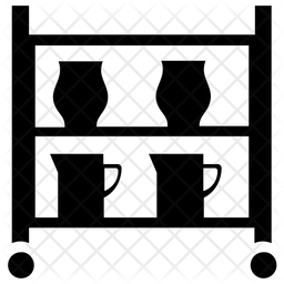 256x256 Pottery Icon Of Glyph Style