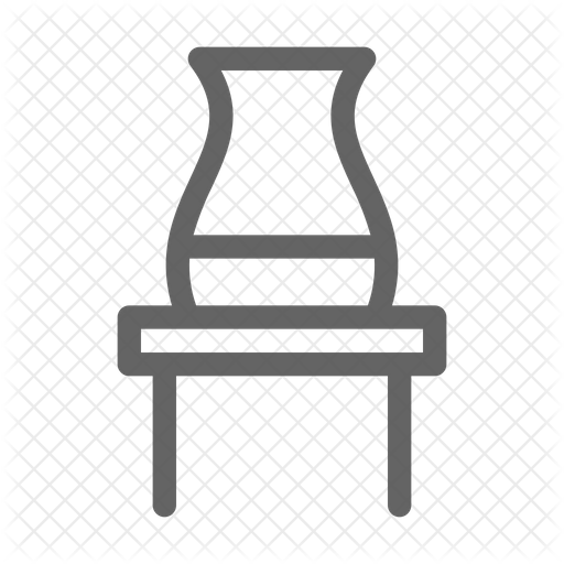 512x512 Pottery Icon Of Line Style
