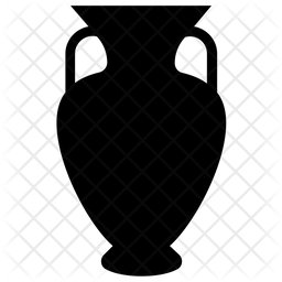 256x256 Ceramic Vase Icon Of Glyph Style