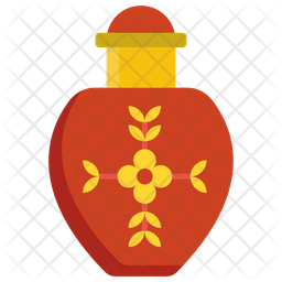 256x256 Morocco Pottery Icon Of Flat Style