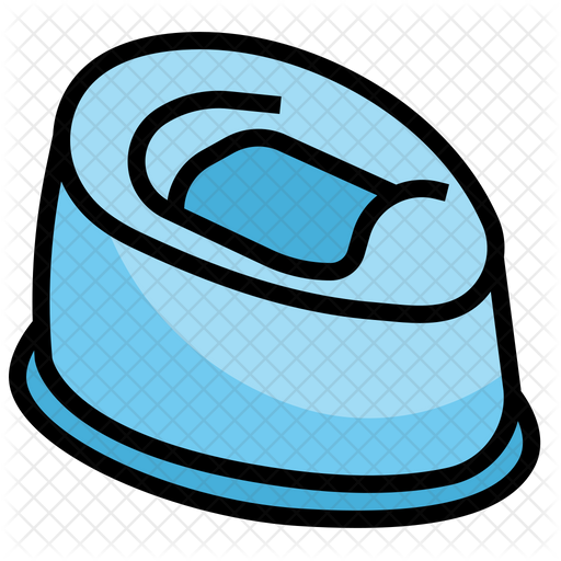 512x512 Potty Icon Of Colored Outline Style