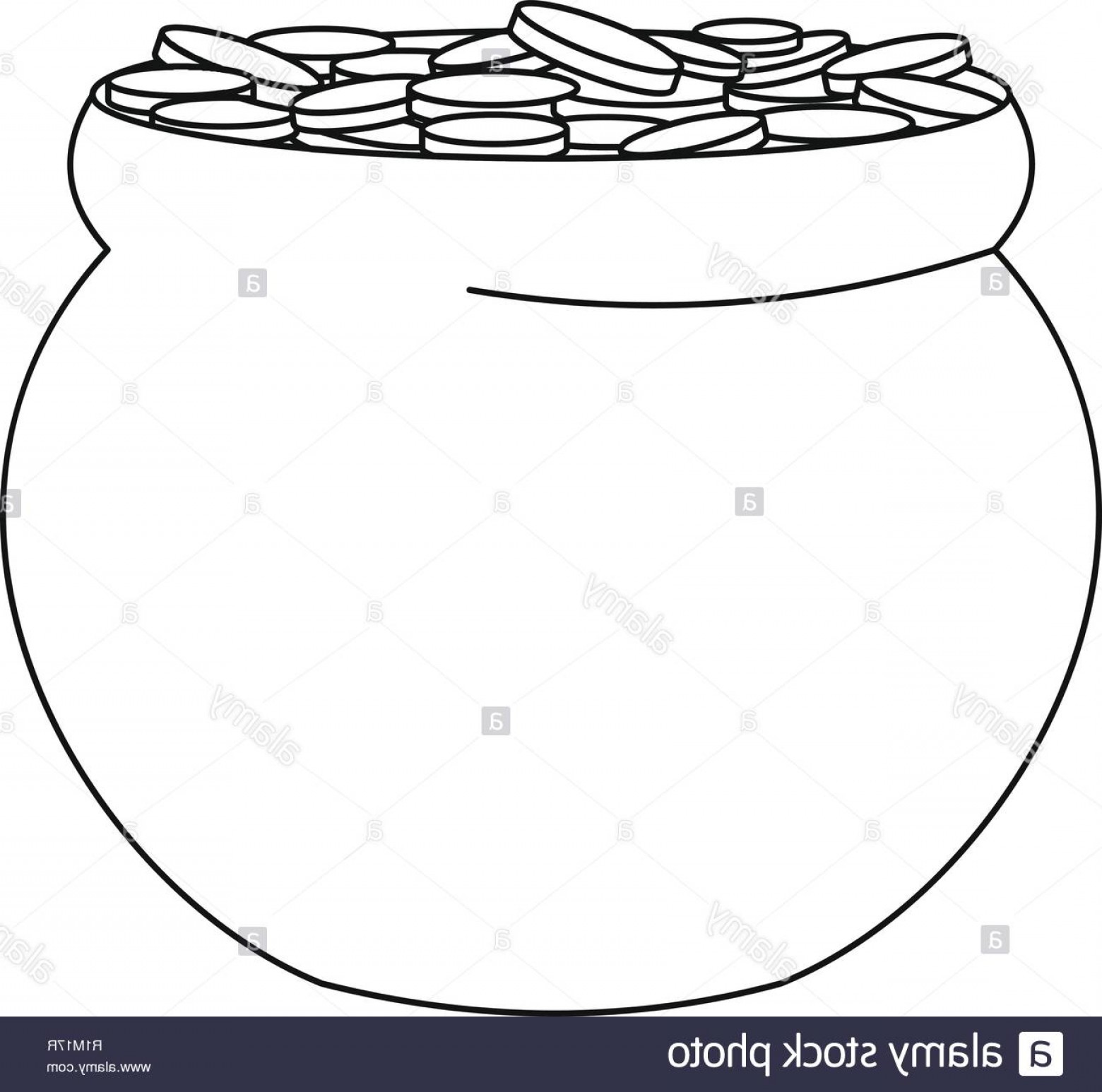 1560x1546 Potty With Con Outline Illustration Of Potty With Coin