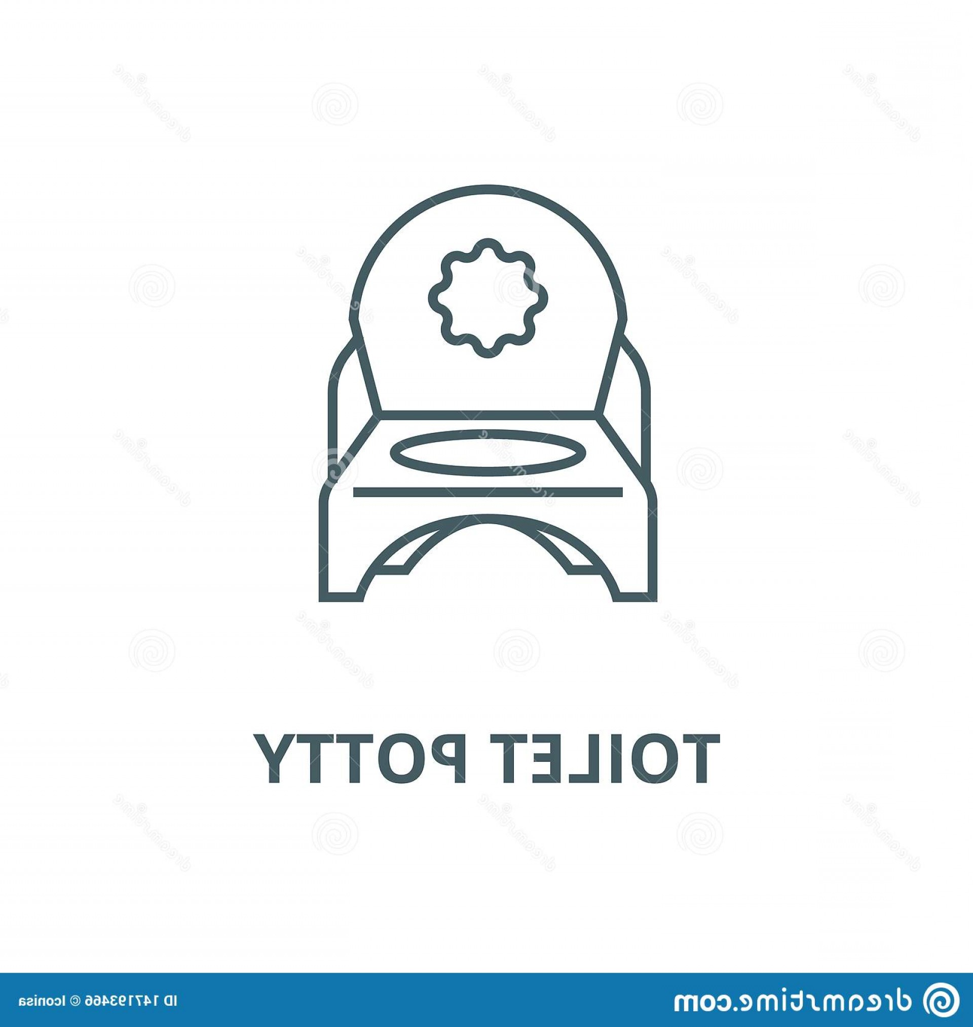 1920x2026 Toilet Potty Vector Line Icon Linear Concept Outline Sign Symbol
