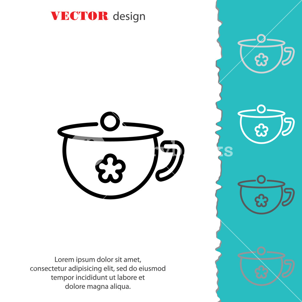 1000x1000 Web Line Icon Children's Potty Royalty Free Stock Image