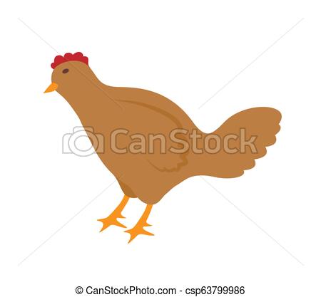 450x417 Hen Domestic Poultry Icon Vector Illustration Hen Domestic