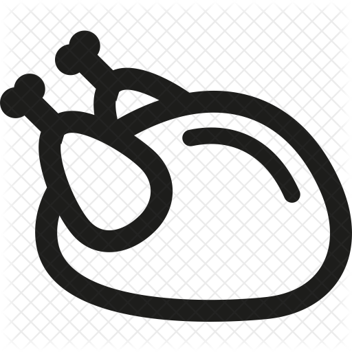 512x512 Poultry Icon Of Line Style